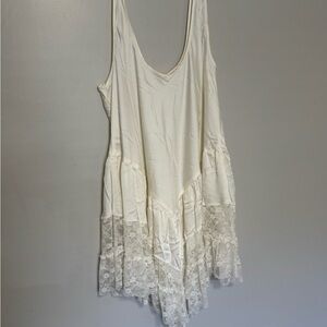 Free People Cream Lace Dress